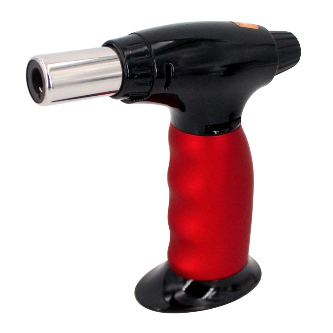 Imagem ilustrativa para Maçarico culinário L12,5xP4,4xA13,5cm cor vermelha