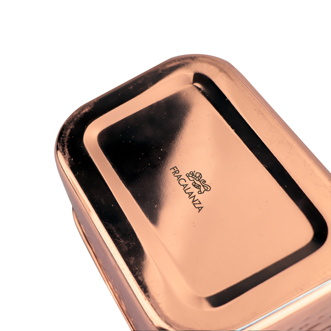 Fotografia para o produto Mini Bowl martelado com alça em aço inox L18xP13xA6cm