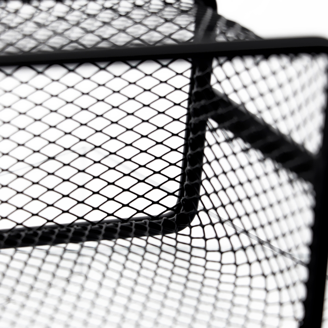 Fotografia para o produto Mini cesta retangular para alimentos em aço inox L10xP8xA7,5cm