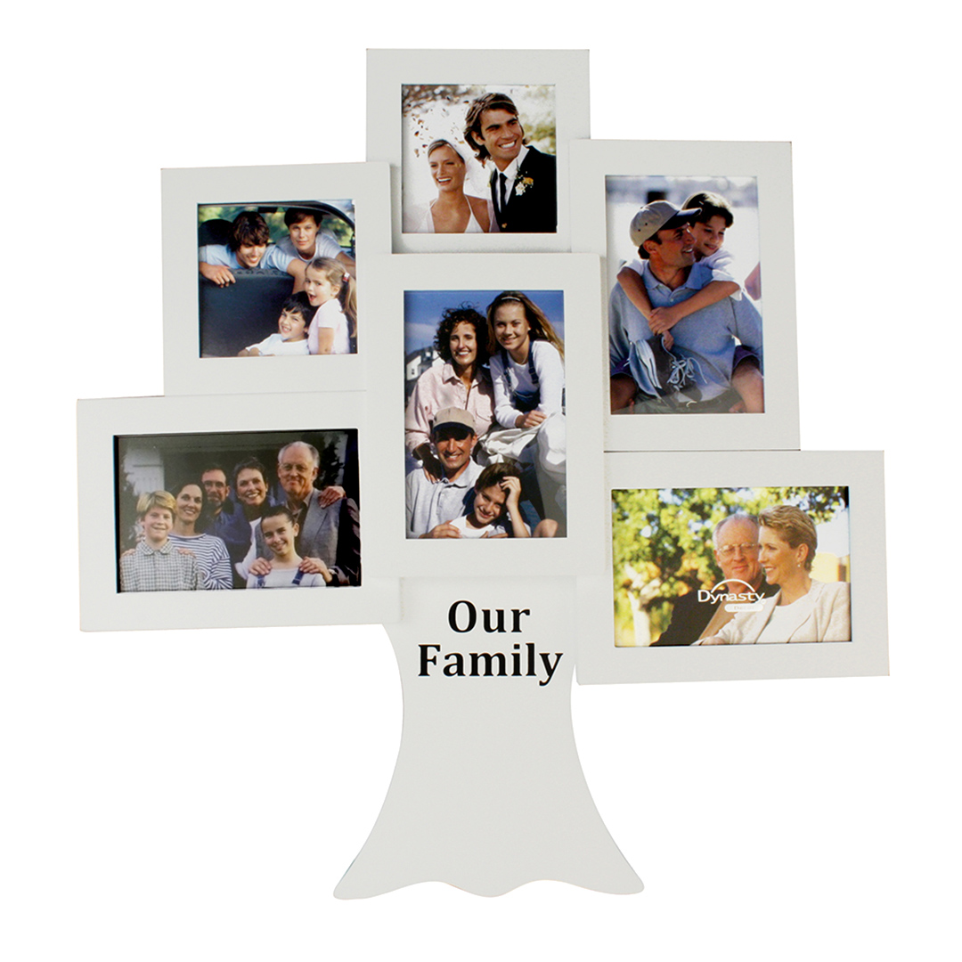 Imagem ilustrativa para Mural de 6 fotos em MDF em formato de árvore