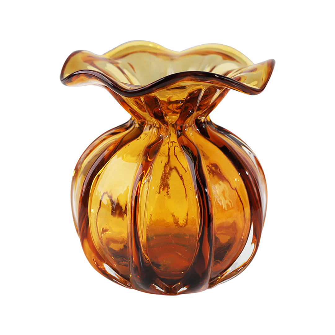 Imagem ilustrativa para Murano em vidro L10xP10xA11cm cor âmbar