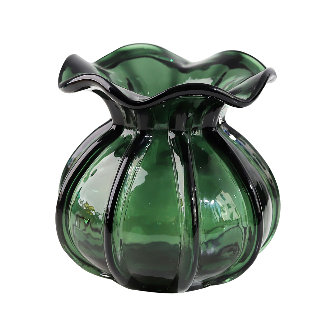 Imagem ilustrativa para Murano em vidro L10xP10xA11cm cor verde esmeralda