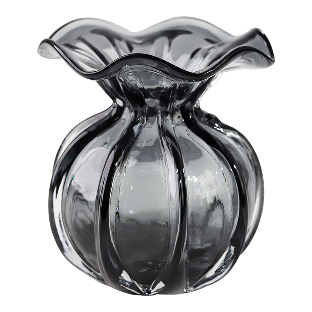 Imagem ilustrativa para Murano em vidro L12xP12xA12cm cor cinza