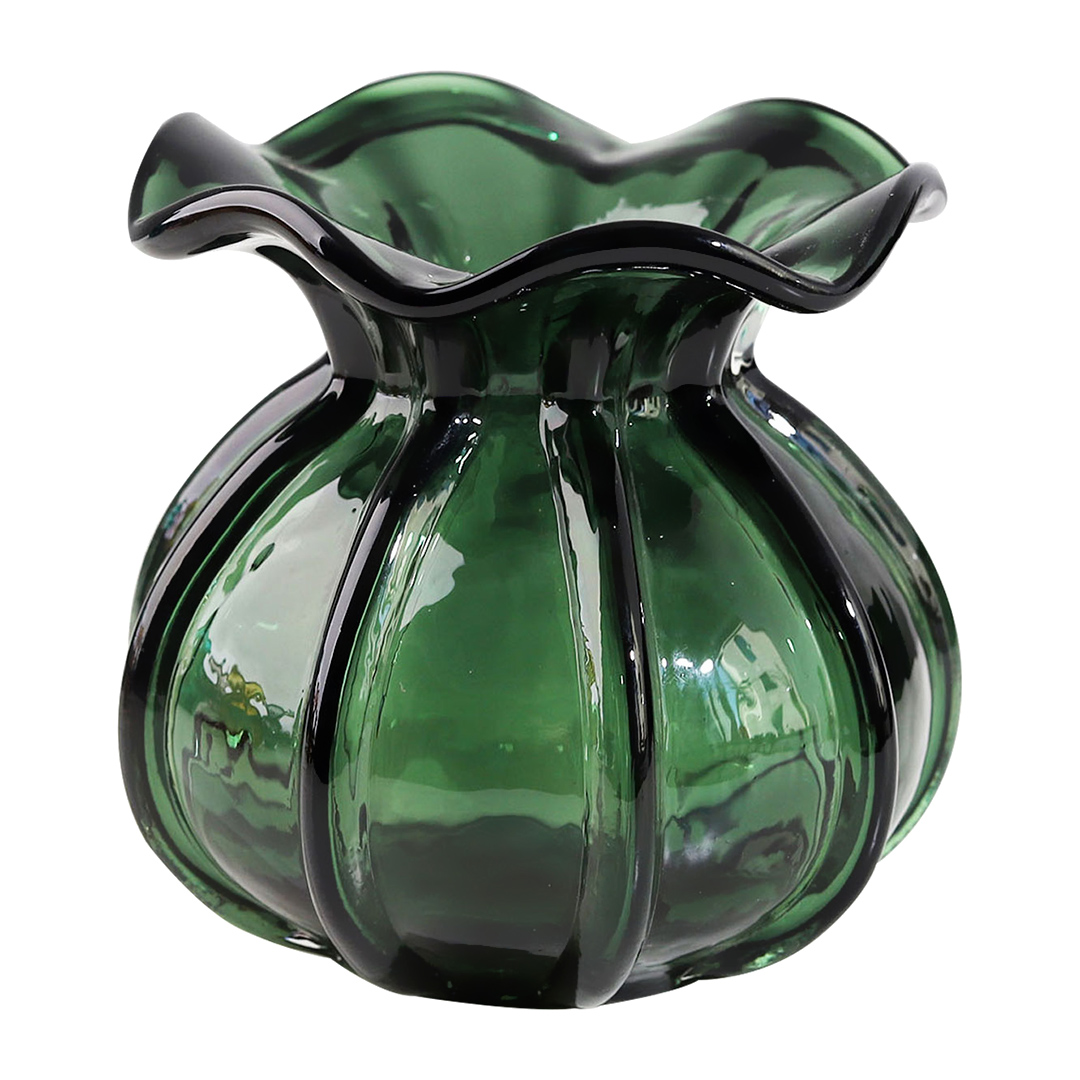 Imagem ilustrativa para Murano em vidro L12xP12xA12cm cor verde esmeralda