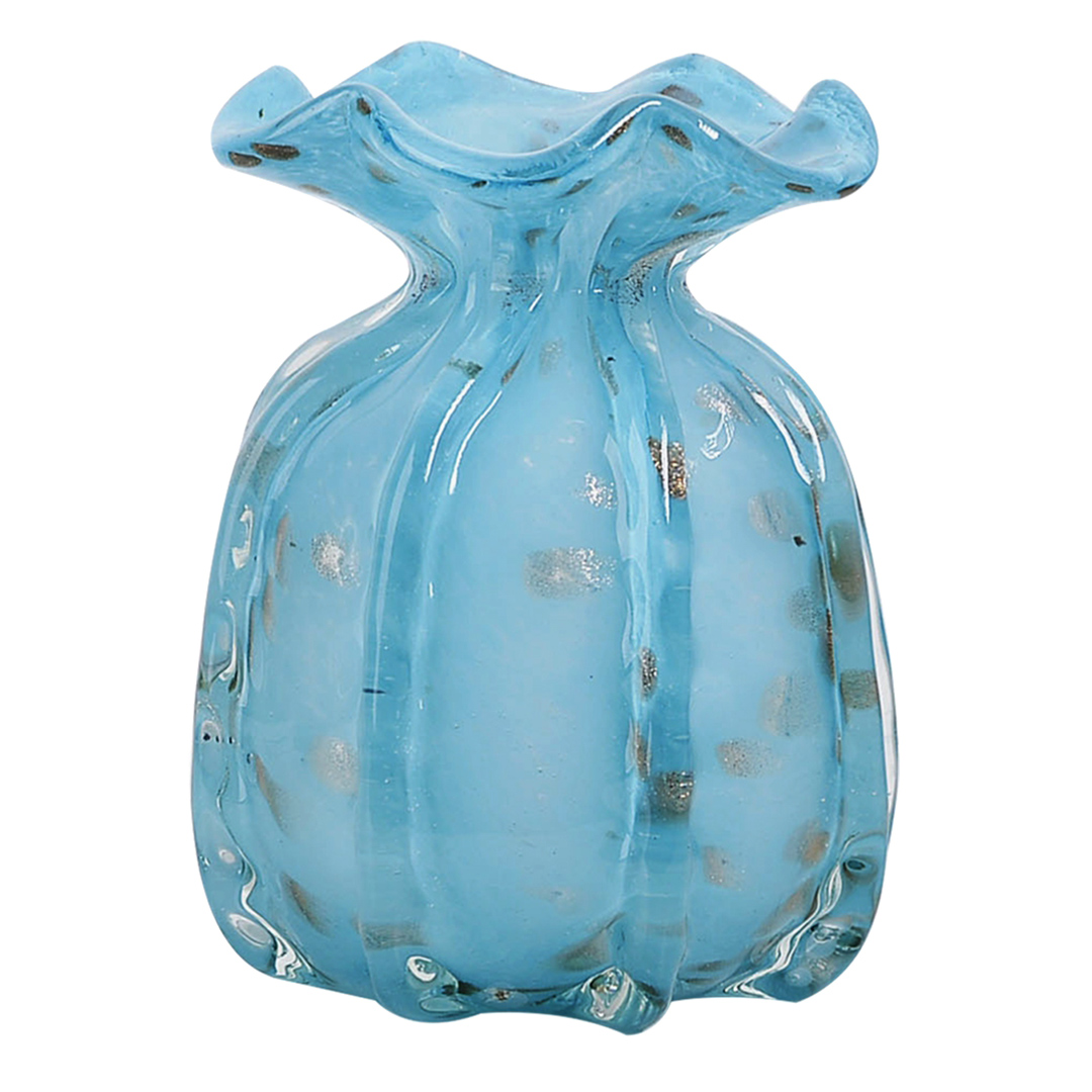 Imagem ilustrativa para Murano Golden em vidro L13,5xP13,5xA18cm cor azul