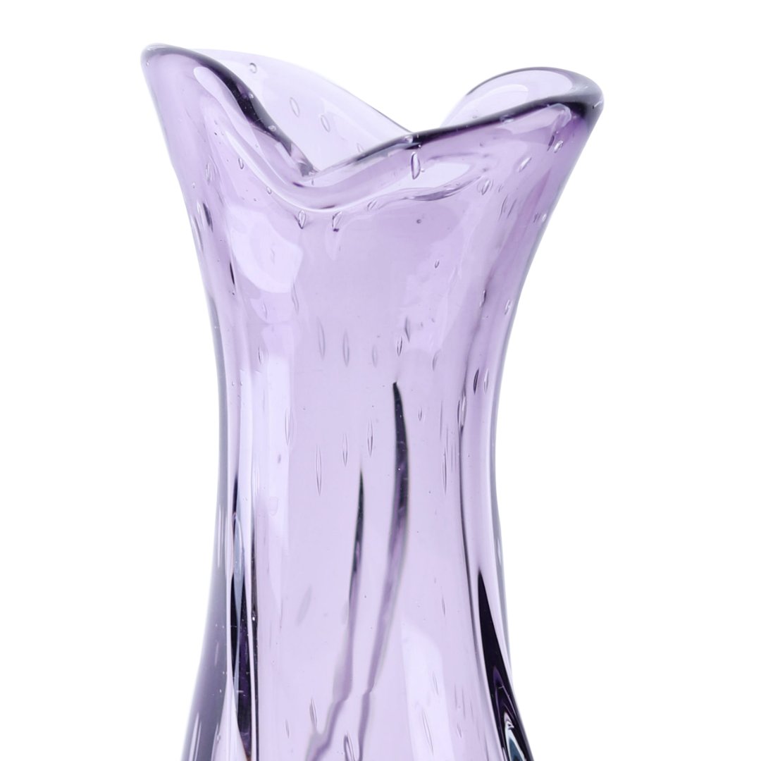Fotografia para o produto Murano vaso em vidro L15xP15xA42cm cor lilás