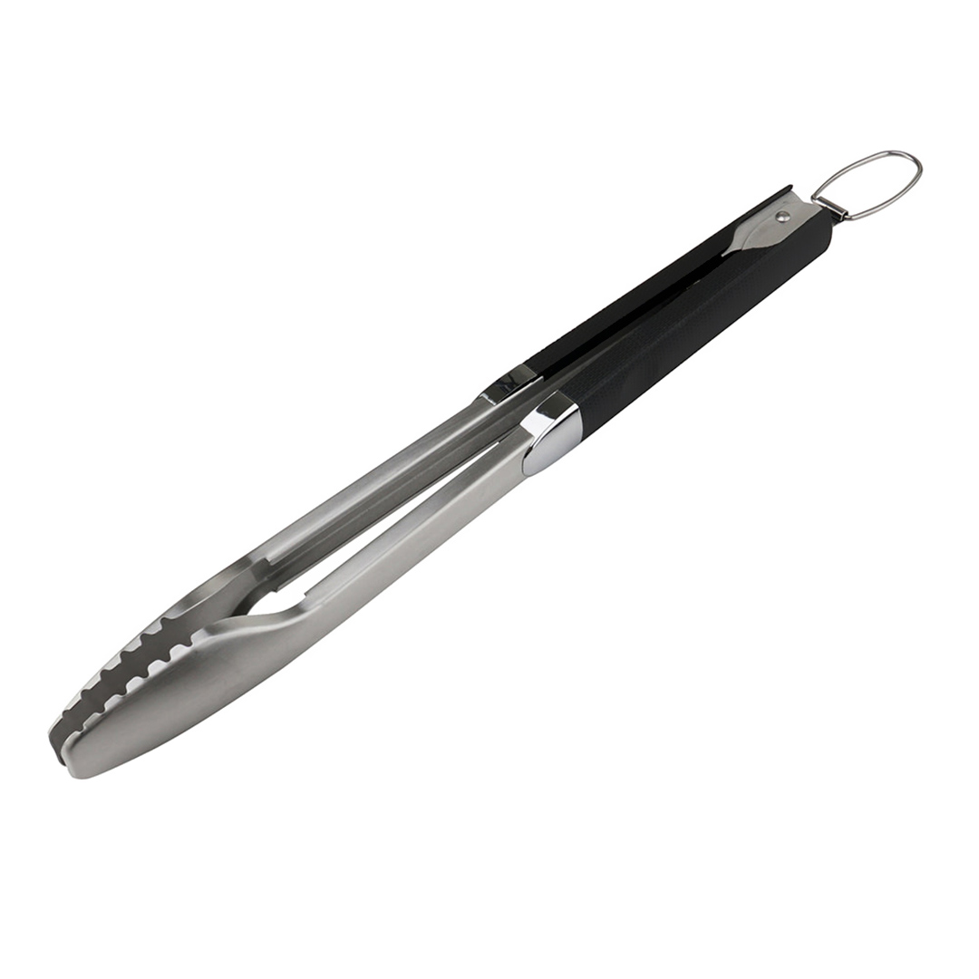 Imagem ilustrativa para Pegador para carnes em aço inox com cabo em plástico A46cm