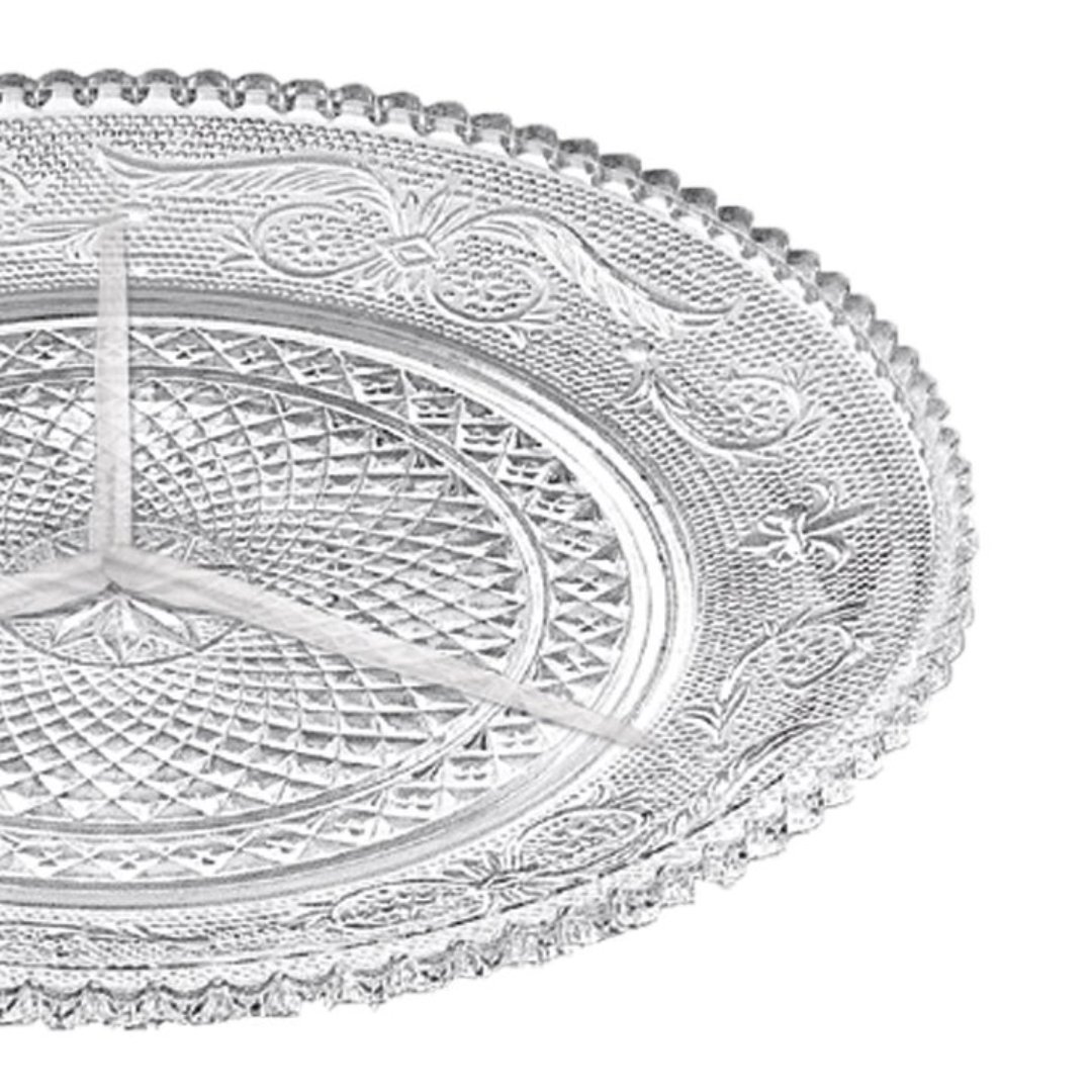 Fotografia para o produto Petisqueira em vidro Ø24,6xA3,5cm