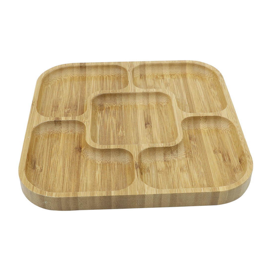Fotografia para o produto Petisqueira quadrada em bambu L20xP20xA1.6cm