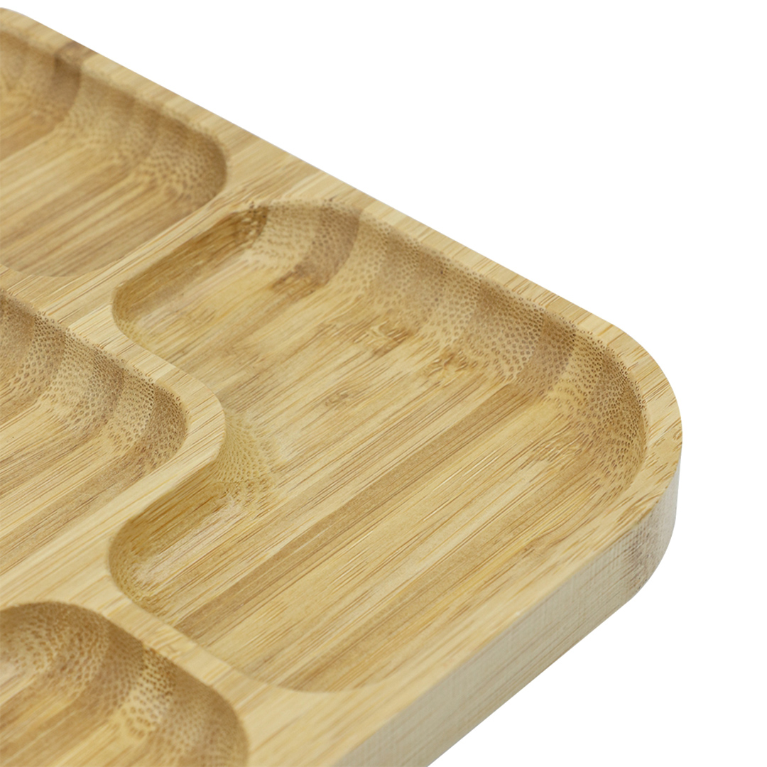 Fotografia para o produto Petisqueira quadrada em bambu L20xP20xA1.6cm