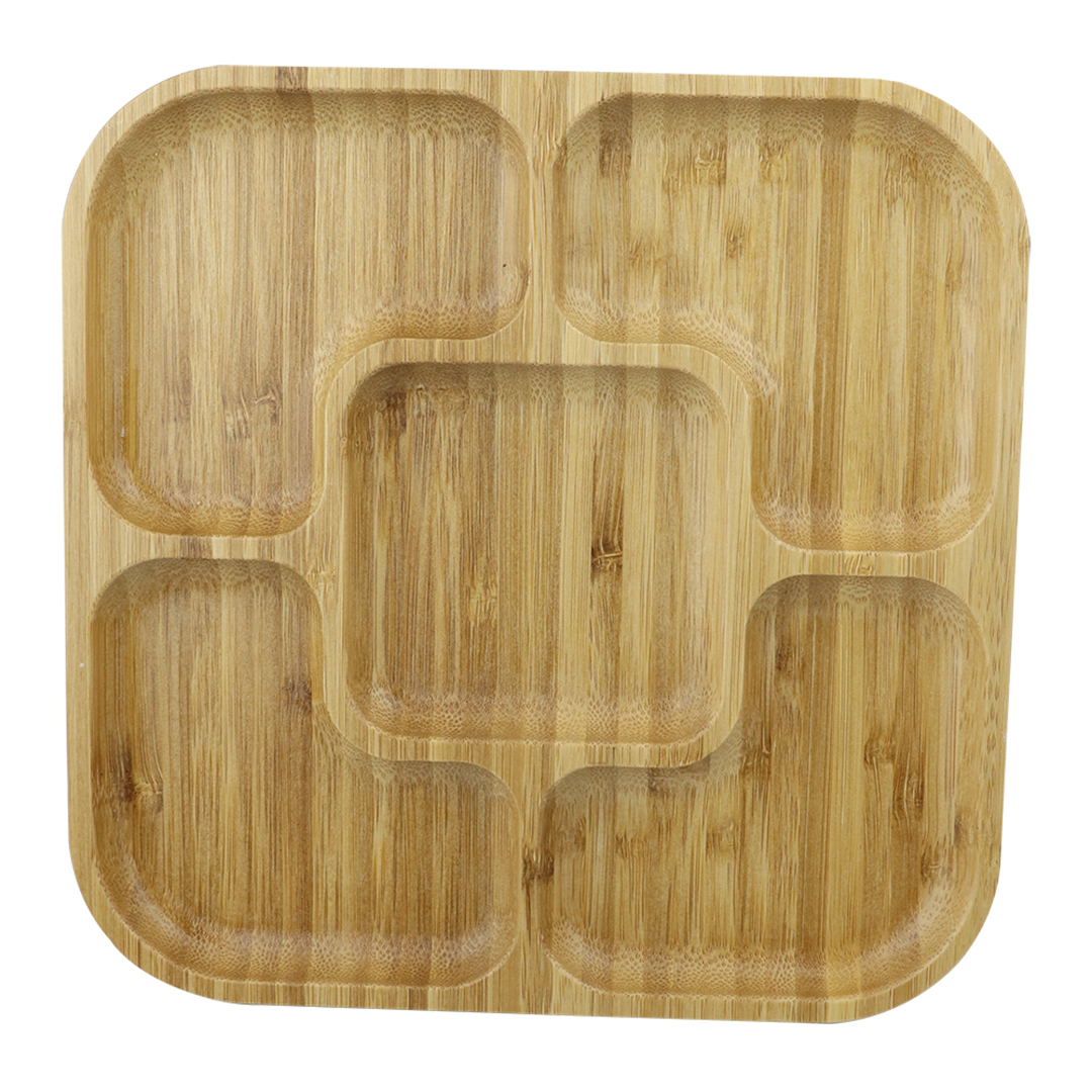 Fotografia para o produto Petisqueira quadrada em bambu L20xP20xA1.6cm