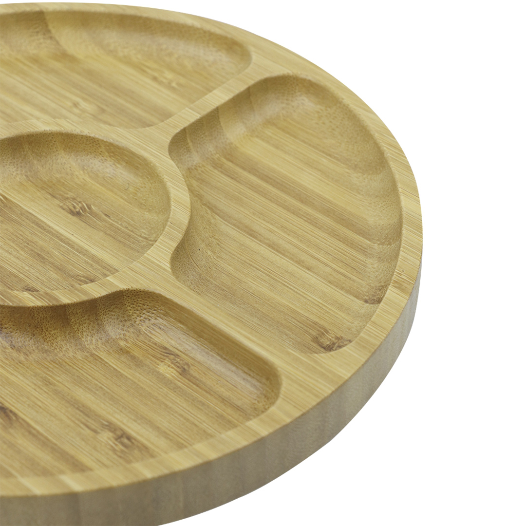 Fotografia para o produto Petisqueira redonda em bambu Ø20xA1.7cm