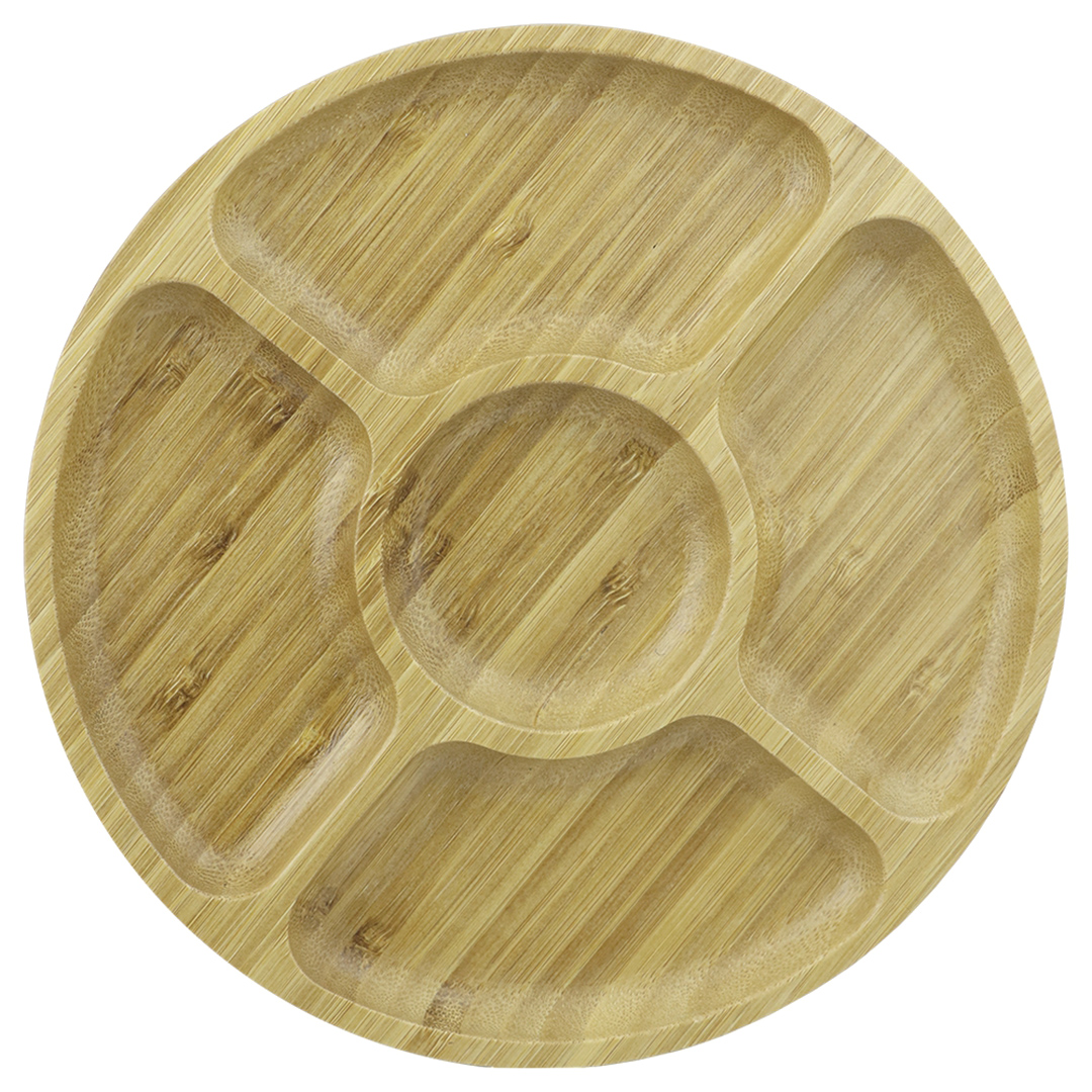 Fotografia para o produto Petisqueira redonda em bambu Ø20xA1.7cm
