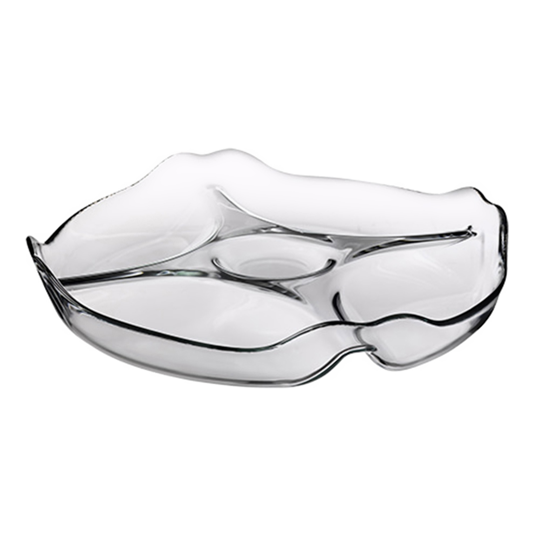 Imagem ilustrativa para Petisqueira redonda em vidro Ø25,2xA4,2cm