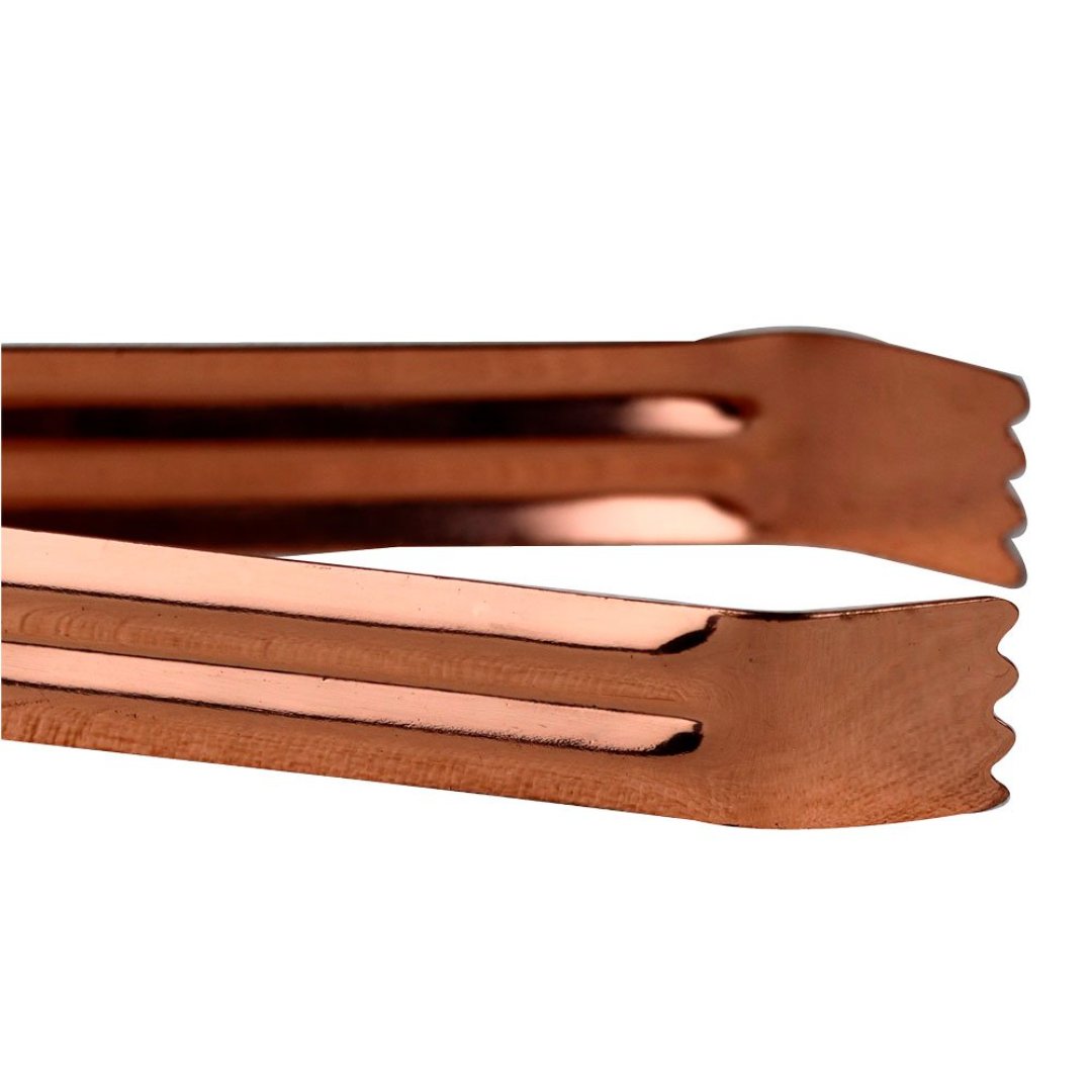 Fotografia para o produto Pinça Open Bar para gelo em aco inox A14,5cm cor cobre