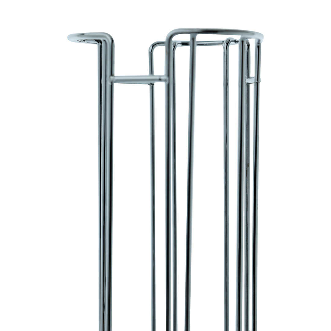 Fotografia para o produto Porta cápsulas de café em metal cromado L11xP11xA32cm