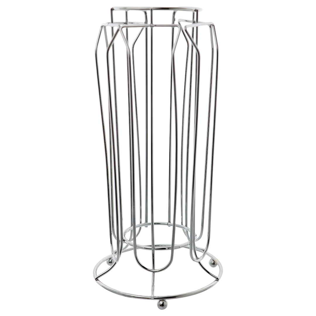 Fotografia para o produto Porta cápsulas de café em metal cromado L12,5xP12,5xA25,7cm