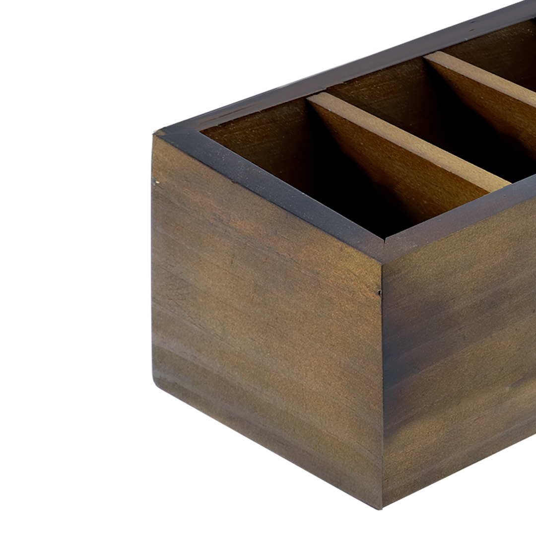 Fotografia para o produto Porta controle remoto de madeira L19xP12,5xA10cm