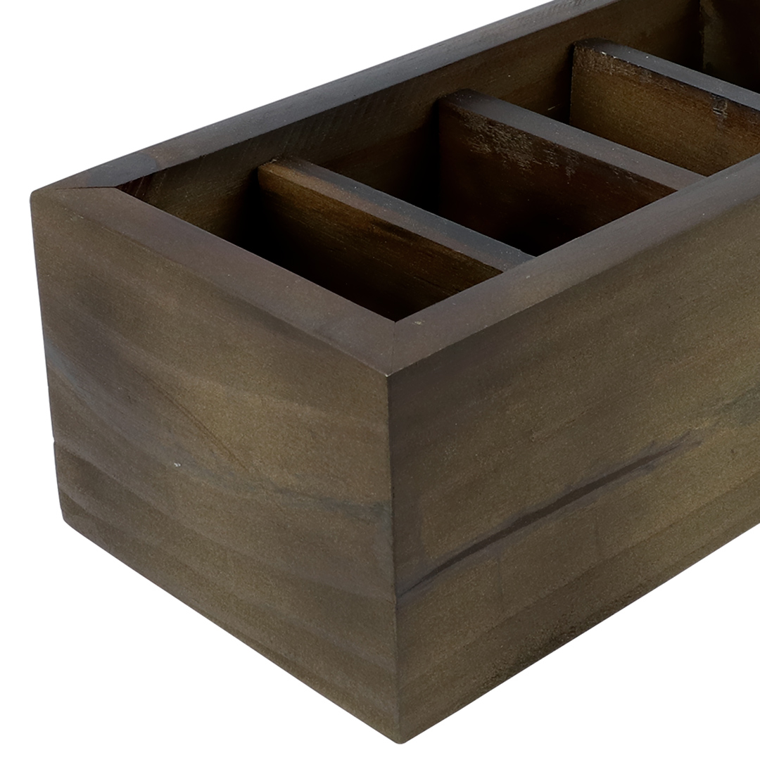 Fotografia para o produto Porta controle remoto de madeira L24,5xP12,5xA10cm