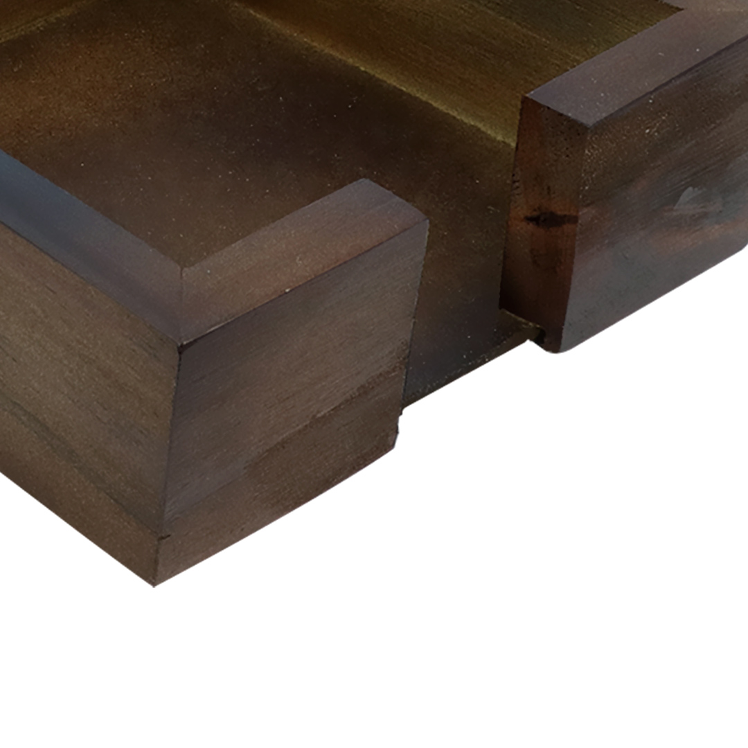 Fotografia para o produto Porta guardanapo quadrado de madeira L15,5xP15,5xA5cm