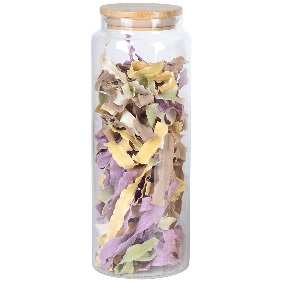 Imagem ilustrativa para Porta mantimento em vidro borossilicato com tampa em bambu 1,7L Ø10xA27cm