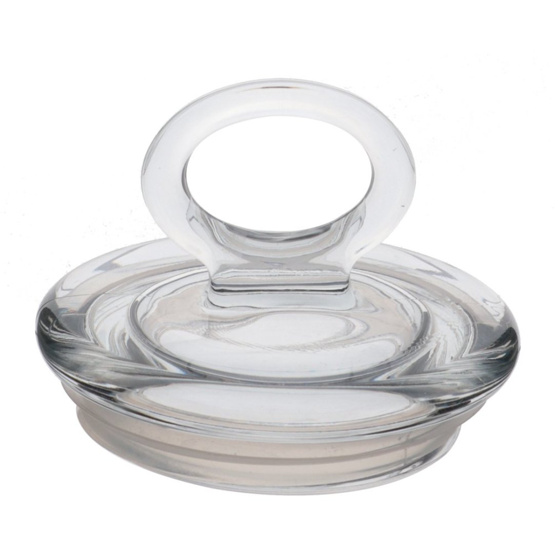 Fotografia para o produto Porta mantimento em vidro com tampa 630ml Ø10xA13,5cm