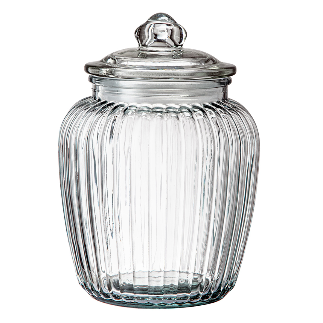 Fotografia para o produto Porta mantimento em vidro com tampa hermética 1920ml Ø10.4xA21.5cm