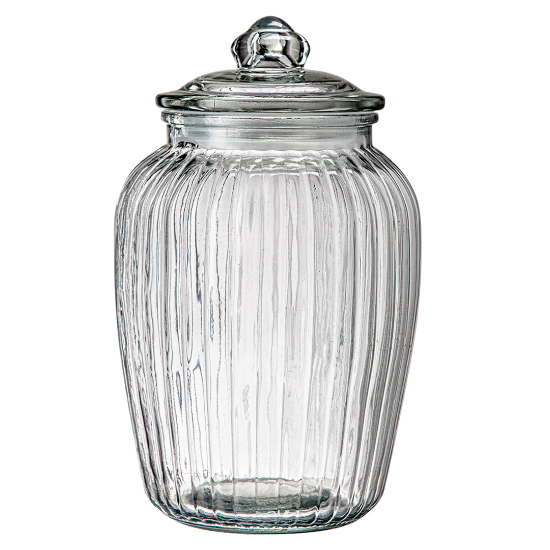 Fotografia para o produto Porta mantimento em vidro com tampa hermética 2390ml Ø10.5xA24.5cm