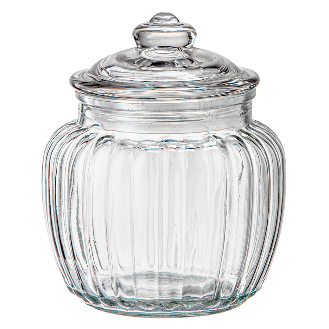 Imagem ilustrativa para Porta mantimento em vidro com tampa hermética 575ml Ø8,4xA13cm