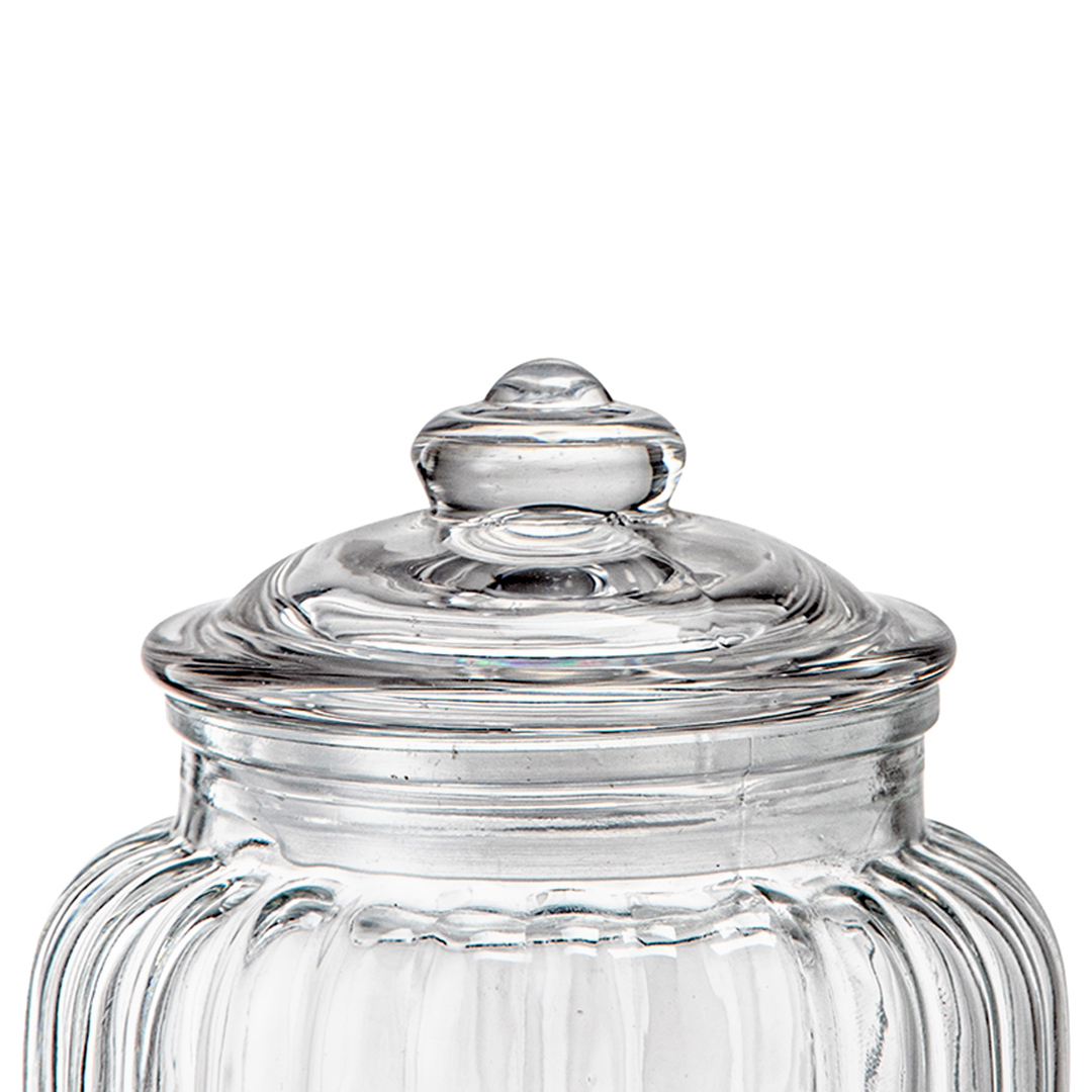 Fotografia para o produto Porta mantimento em vidro com tampa hermética 575ml Ø8.4xA14.5cm