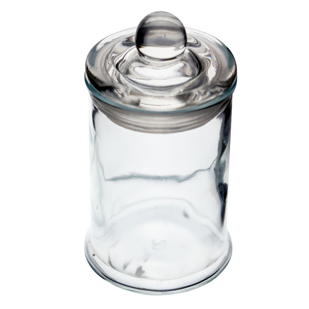 Imagem ilustrativa para Porta mantimento redondo em vidro liso com tampa 120ml Ø6xA11cm
