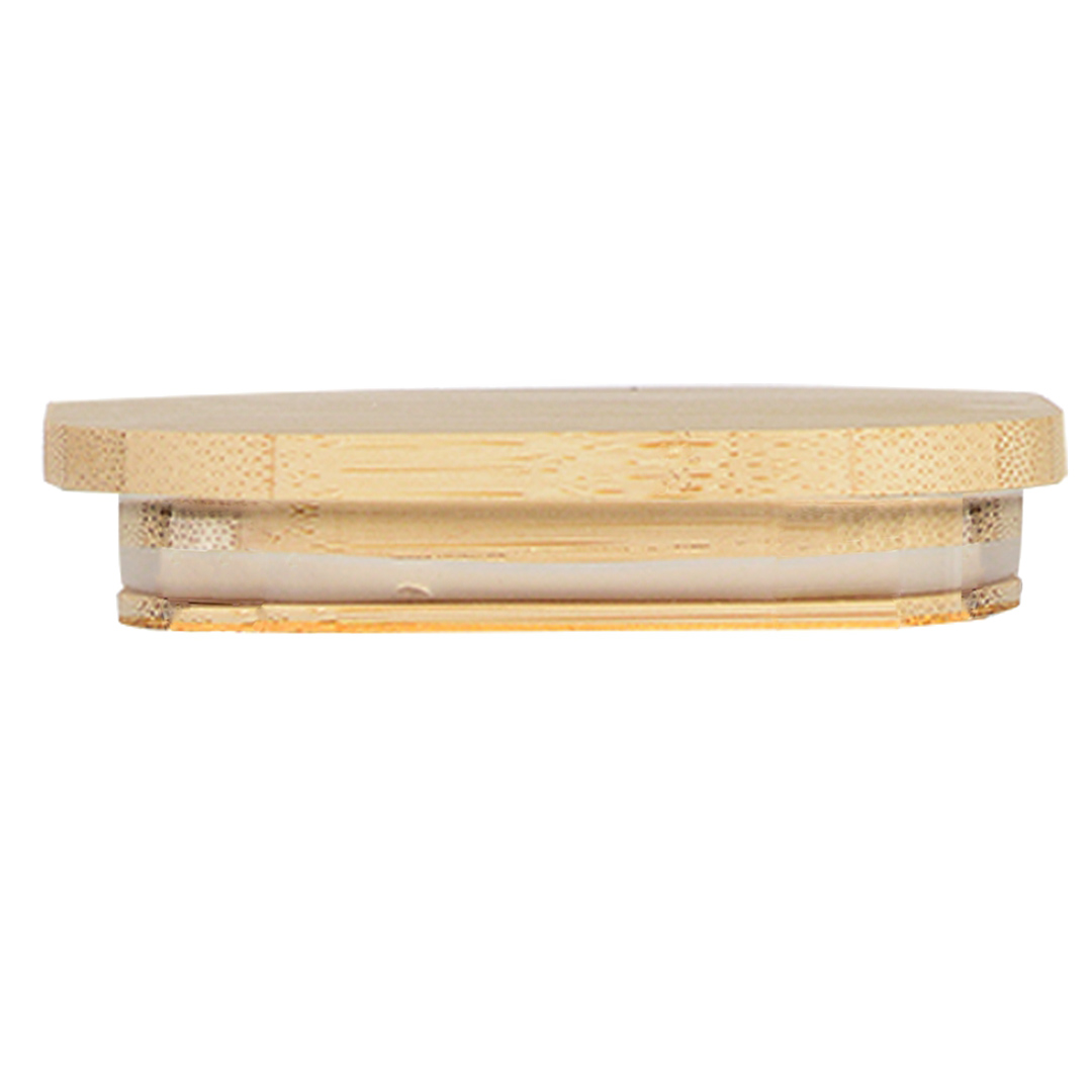 Fotografia para o produto Porta mantimento quadrado em vidro borossilicato com tampa em bambu 1,4L L10xP10xA22cm
