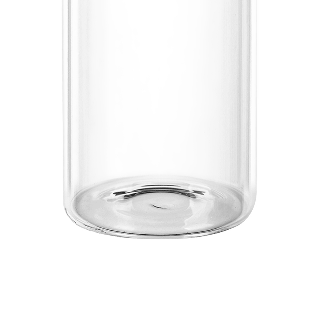 Fotografia para o produto Porta mantimento redondo em vidro borossilicato com tampa de bambu 150ml Ø5.5xA11,5cm