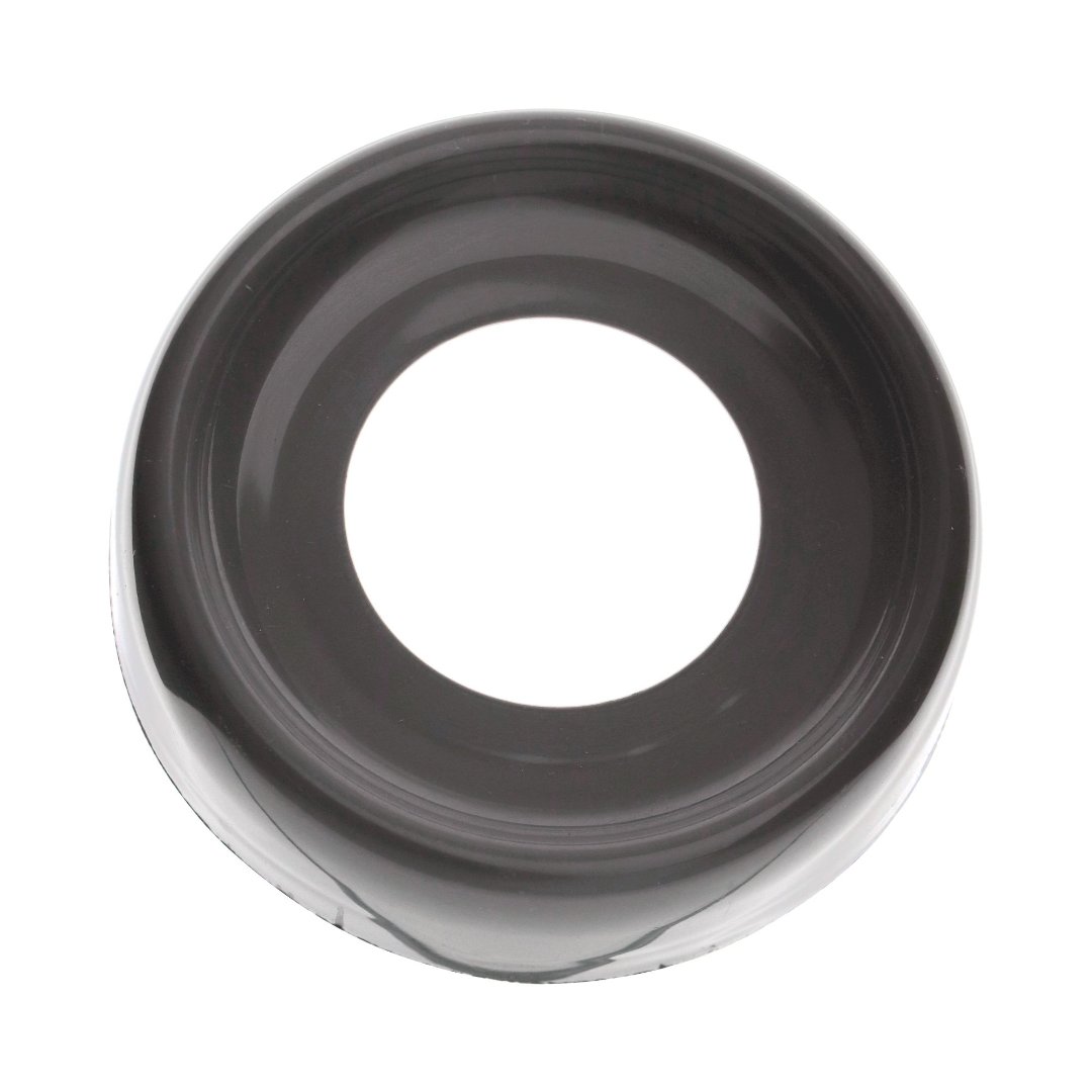 Fotografia para o produto Porta mantimento redondo em vidro com tampa em plástico cor cinza 580ml Ø10xA12cm