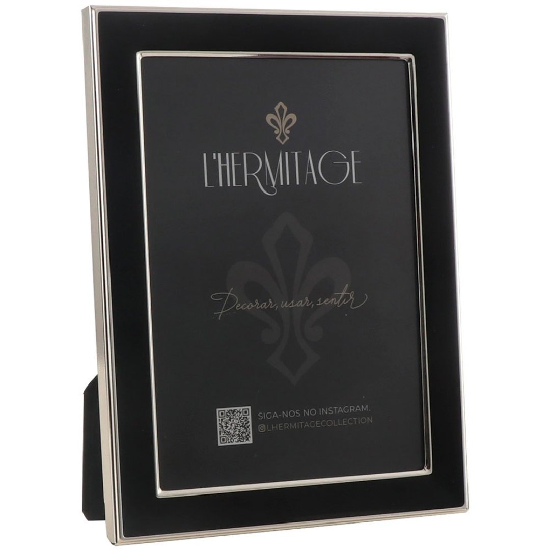 Imagem ilustrativa para Porta retrato em metal L10xP15cm cor prata