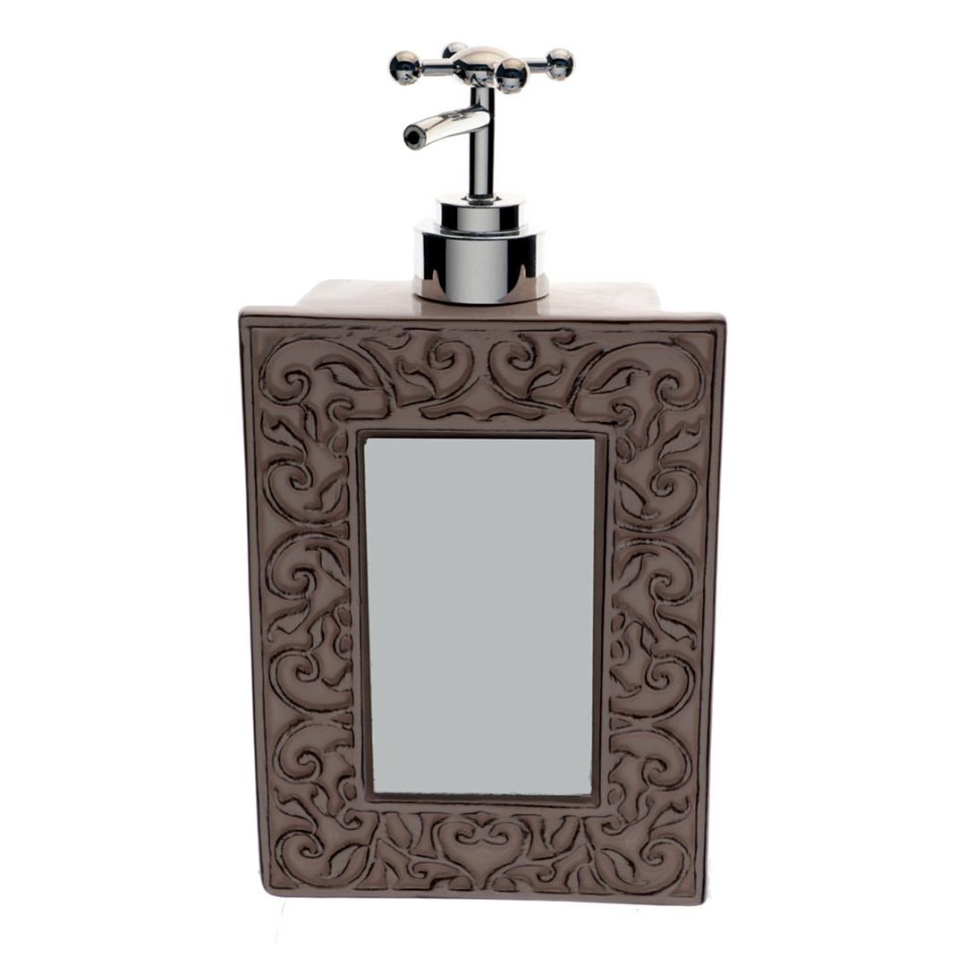 Imagem ilustrativa para Porta sabonete em cerâmica 440ml L11,7xP5xA21,5cm cor creme