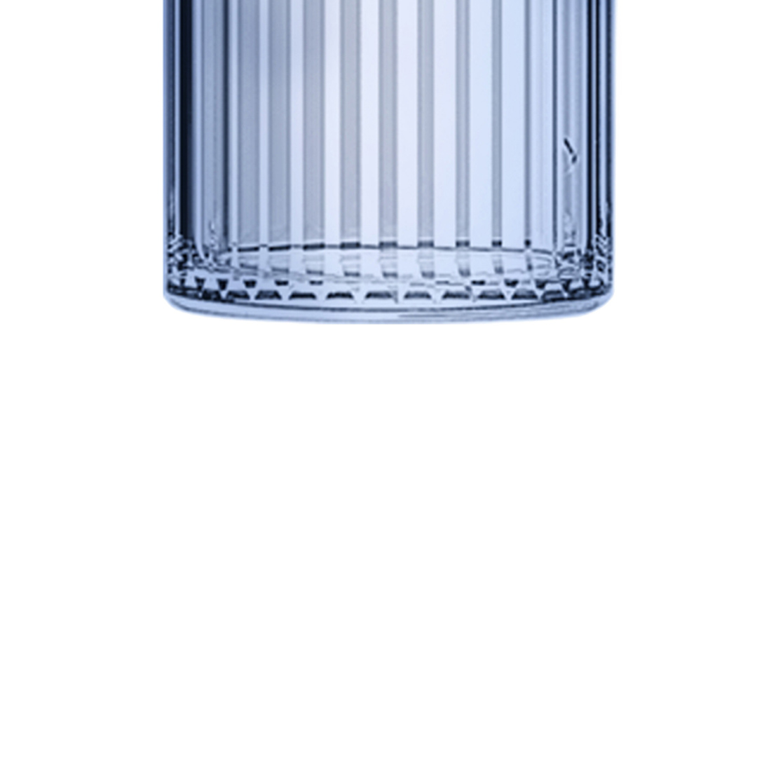 Fotografia para o produto Porta sabonete em vidro Ø7xA16cm 300ml cor azul luster