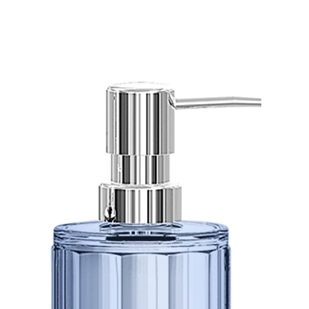 Fotografia para o produto Porta sabonete em vidro Ø7xA16cm 300ml cor azul luster