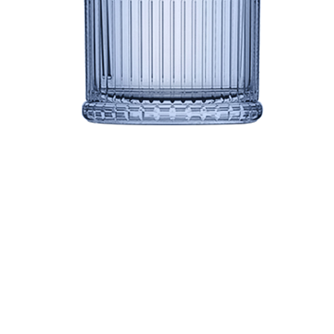 Fotografia para o produto Porta sabonete em vidro Ø7xA16cm 330ml cor azul luster