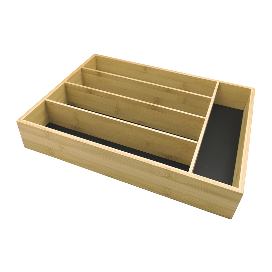 Imagem ilustrativa para Porta talheres em bambu L38xP29xA6,5cm