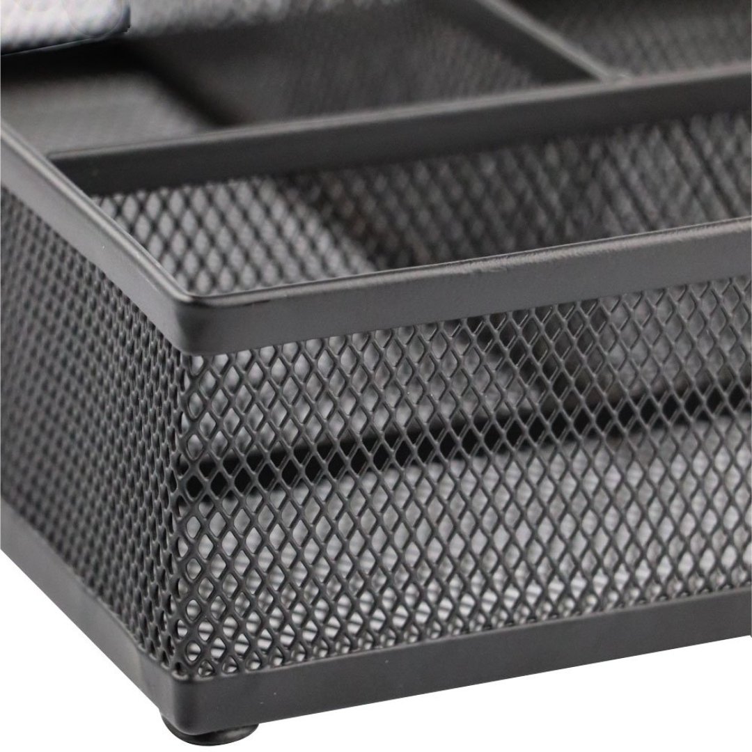 Fotografia para o produto Porta talheres Wire em metal L36xP26,7xA6cm cor preta