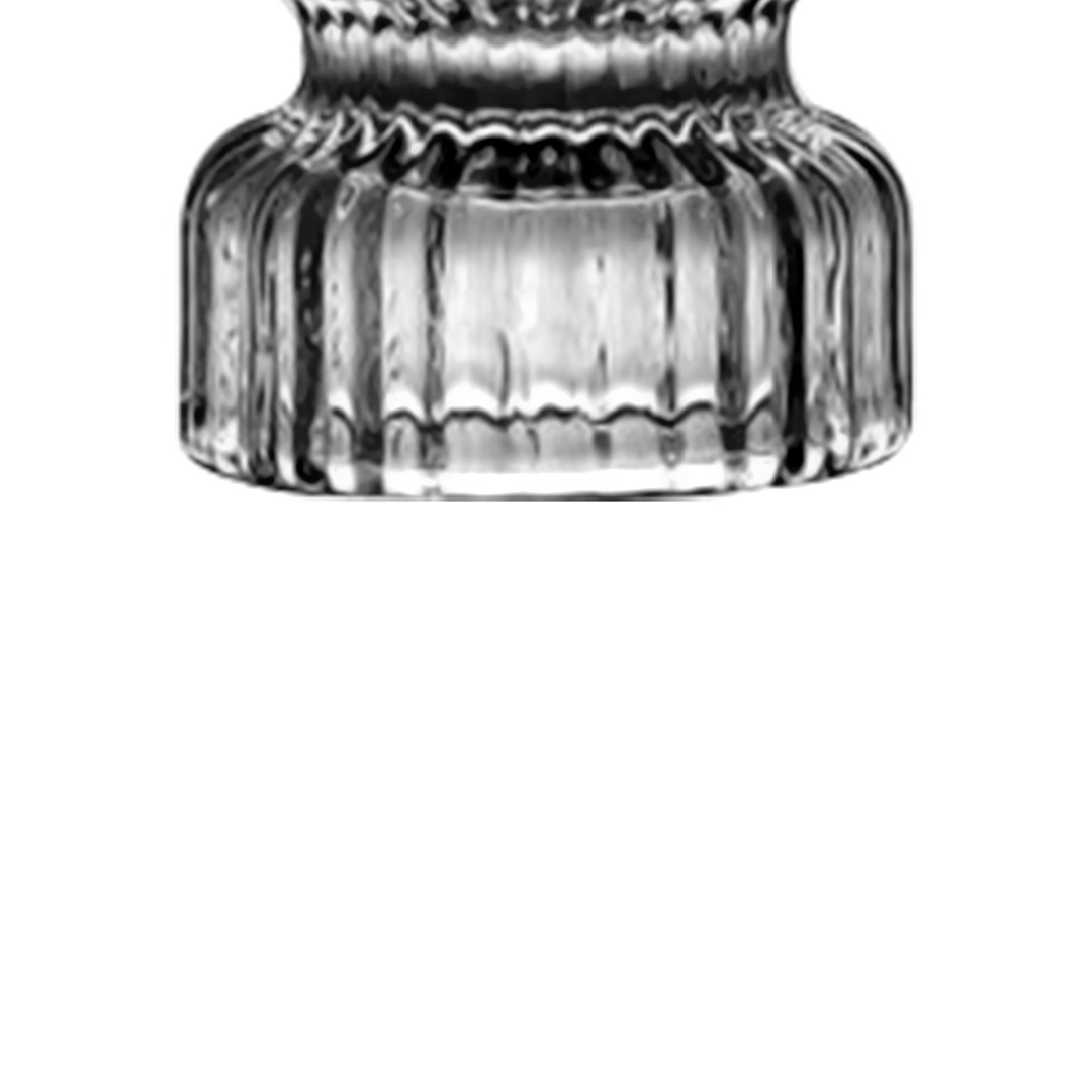 Fotografia para o produto Porta vela em cristal ecológico L6,4xP6,4xA5,3cm