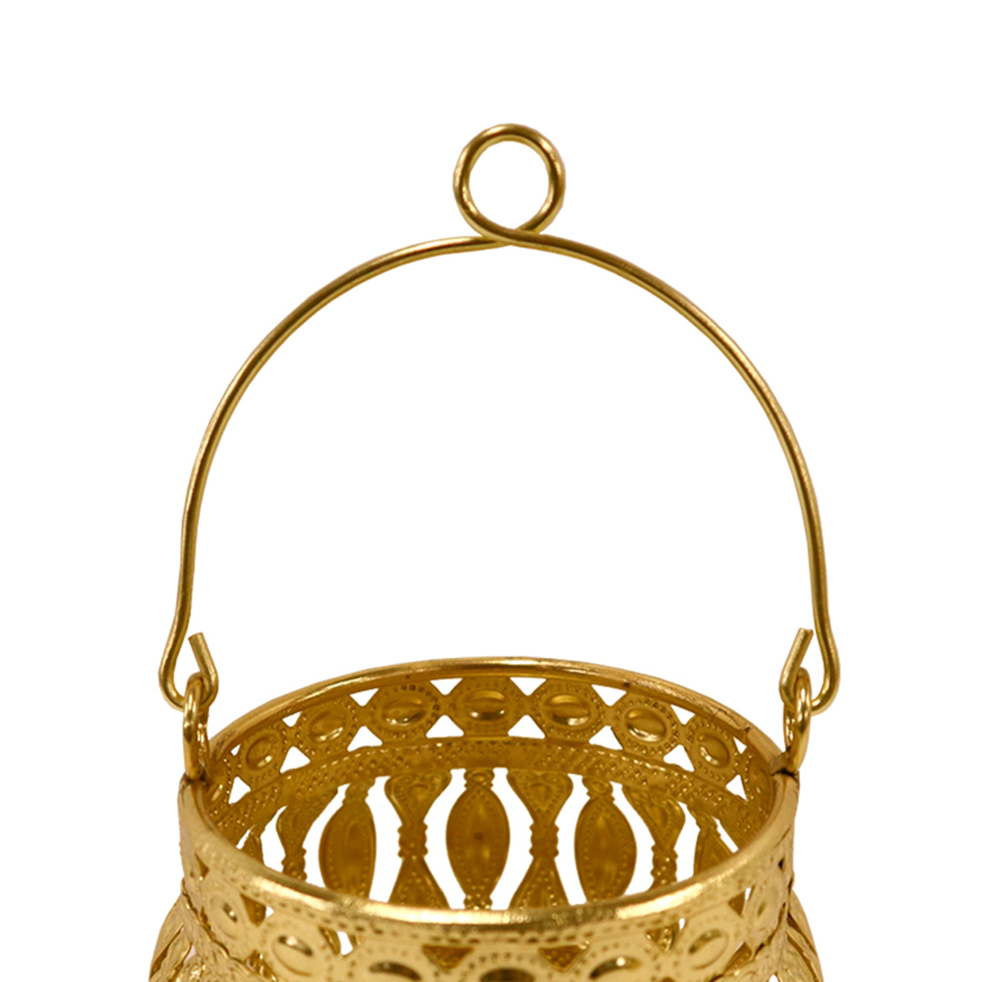 Fotografia para o produto Porta vela em ferro Ø10,5xA9,5cm