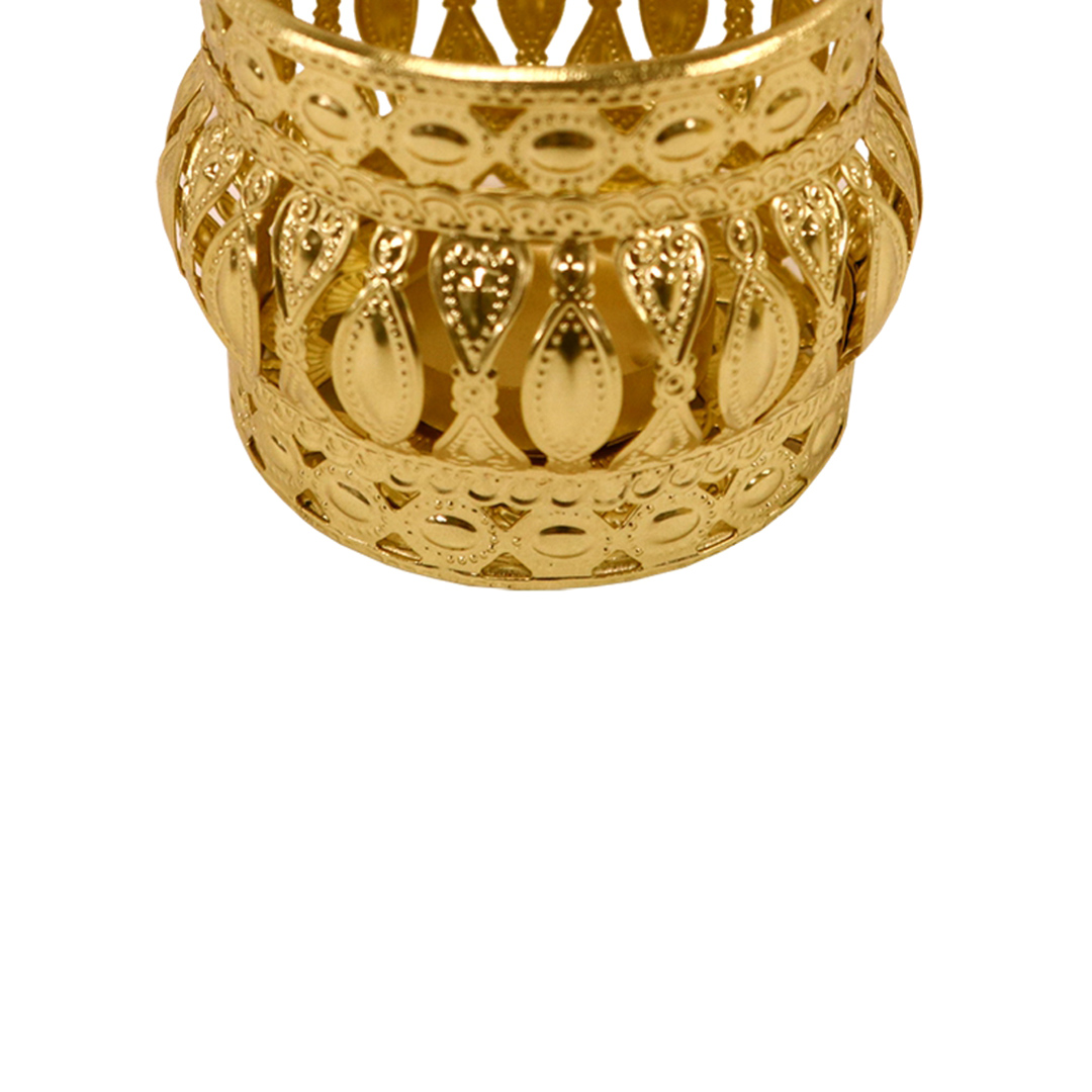 Fotografia para o produto Porta vela em ferro Ø10,5xA9,5cm