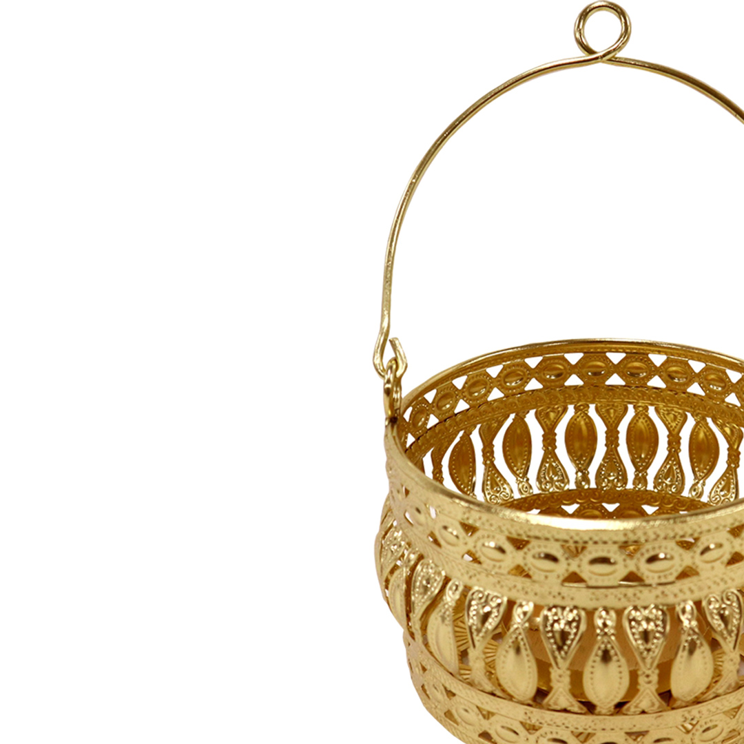 Fotografia para o produto Porta vela em ferro Ø14xA10cm