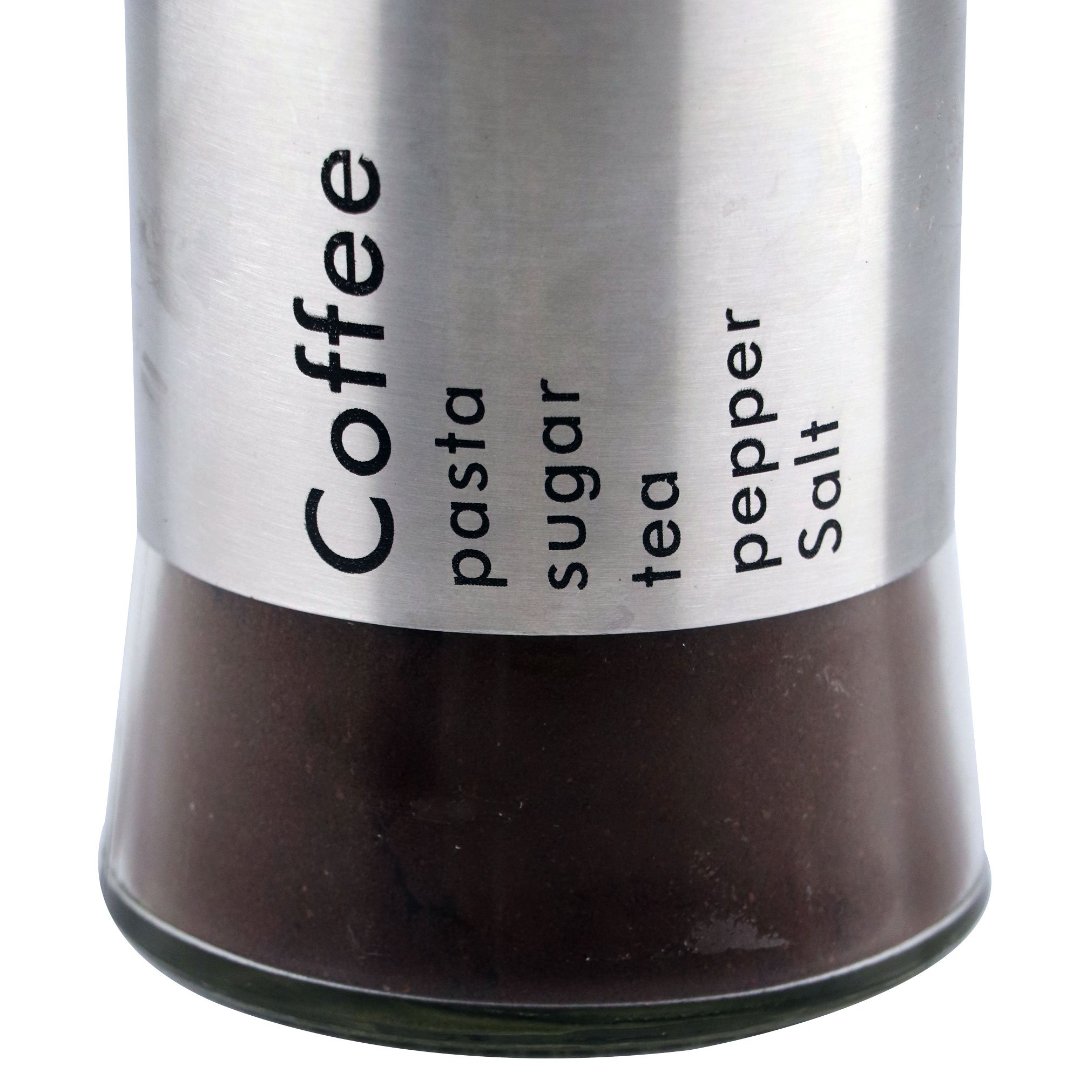 Fotografia para o produto Pote Cylinder para cafe redondo em aco inox 800ml D9,5xA10,5cm