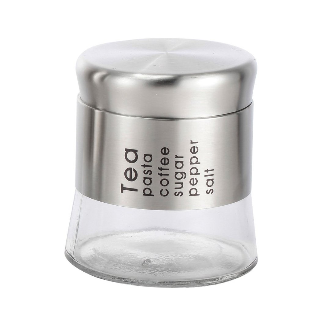 Fotografia para o produto Pote Cylinder para cha redondo em aco inox 400ml D9,5xA10,5cm