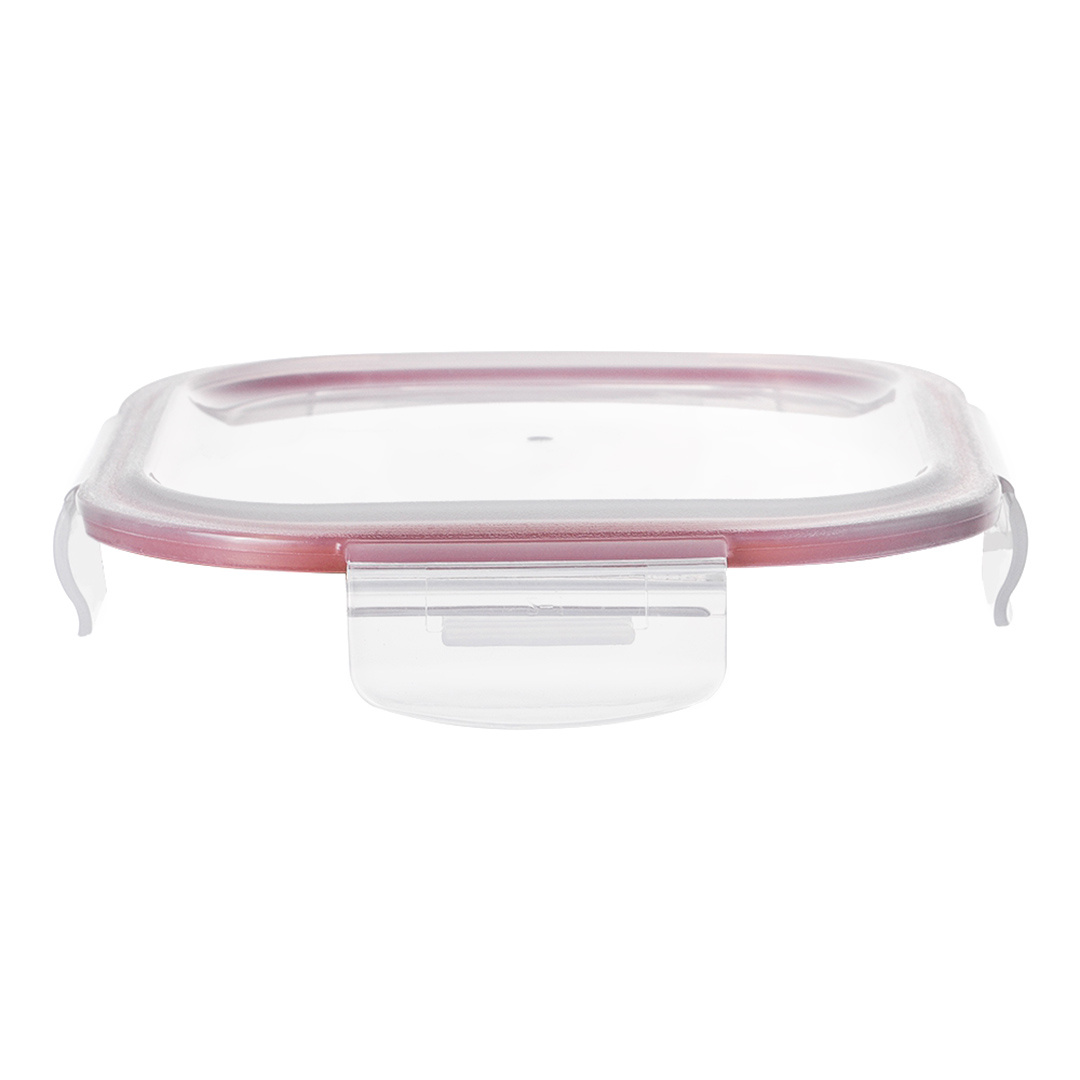 Fotografia para o produto Pote hermético quadrado em vidro borossilicato com tampa 1200ml L15,8xP15,8xA7cm