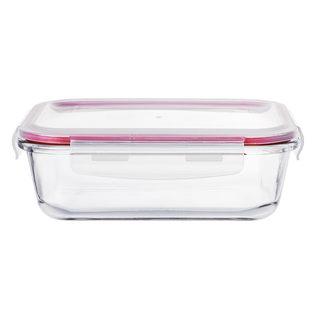 Imagem ilustrativa para Pote hermético retangular em vidro borossilicato com tampa 1520ml L23xP17,5xA7,7cm