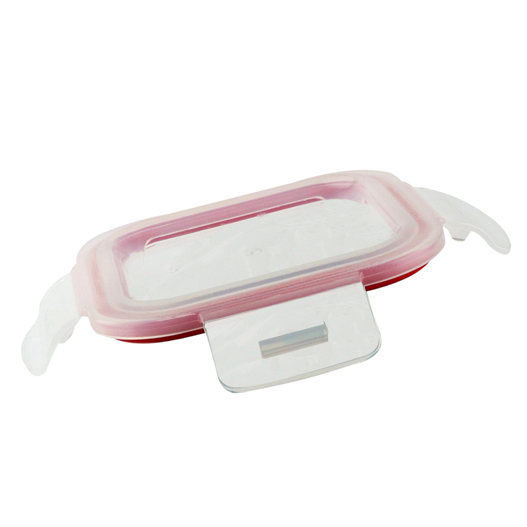 Fotografia para o produto Pote hermético retangular em vidro borossilicato com tampa 1520ml L22xP16,7xA6,5cm